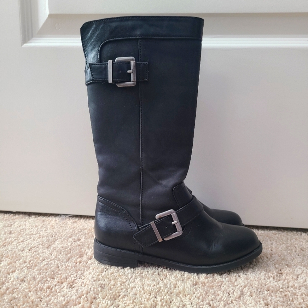 Nina Girls Tanjela Faux Leather Riding Boots